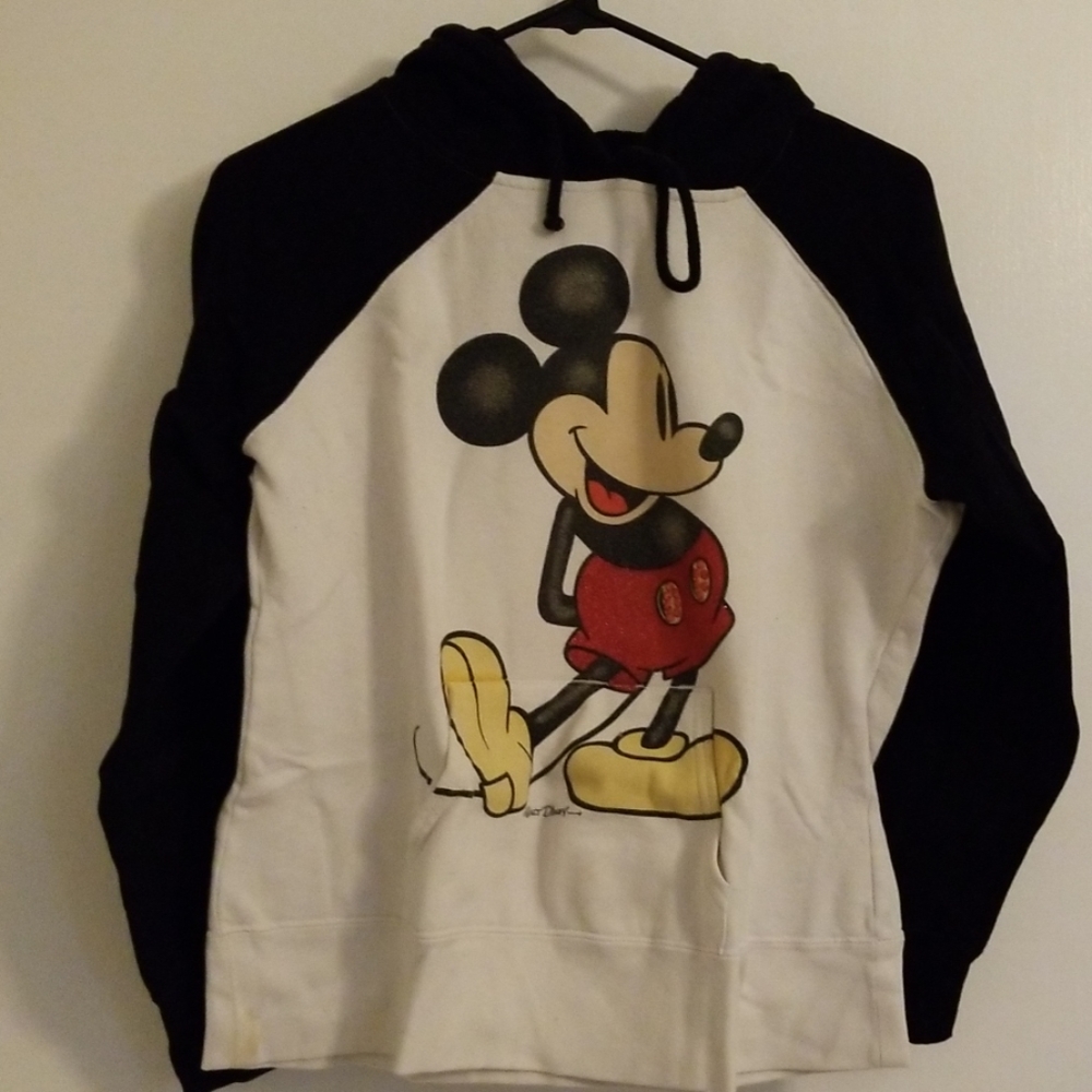 Black and white hoodie